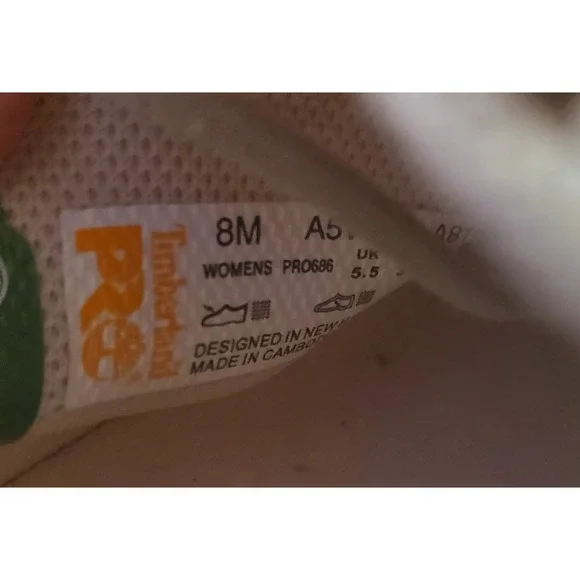 Timberland Pro Setra Low Composite Toe Shoes Women's Size 8 Tan - Picture 11 of 12